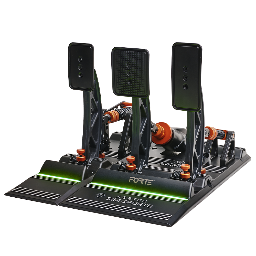 Asetek Simsports Forte® Sim Racing Pedaler Bremse & Speeder